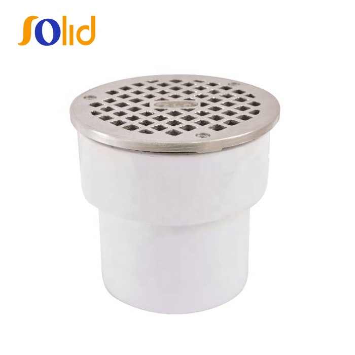 Drainage System UPVC Plastic Material PVC Bell Trap Floor Drain