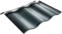 Whayo Vert Noir Rouge Couleur 23w 30w 32w Tuile solaire PV BIPV Production d'électricité à trois arches Tuiles solaires à longue durée de vie