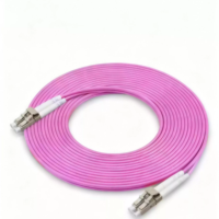 Xinhaoze OM4 10 Gigabit Multimode Fiber Jumper Konektor LC/FC/SC/ST Dapat Disesuaikan untuk Ruang Komputer Pusat Data (Model Fiber