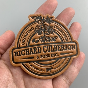 Patch de couro Patches personalizados para vestuário Logotipo em relevo Personalizado Faça Jeans Marca Etiqueta logotipo Tag para Jeans Couro Patch - Product Image 1