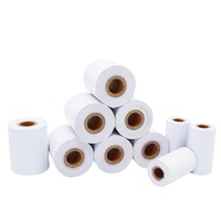 Rouleau de papier thermique simple blanc 80x80mm 48 Gsm 70 mètres de longueur 3 pouces Revêtement de papier thermique Spirit POS/ATM Caisse enregistreuse thermique