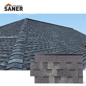 Lembaran Atap Aspal Laminasi Desain Modern Standar Amerika, Tahan Air, Tahan Lama, Bentuk Persegi, Tahan Panas dari Pabrik - Product Image 2