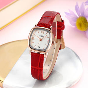 Montre étanche à quartz coréenne classique rétro carré ceinture tendance de la mode féminine calendrier étudiant compact - Product Image 2