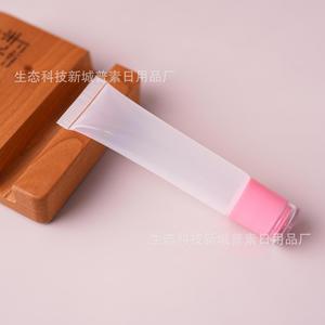 Transparent Lip Gloss Tube 10ml 15ml Soft <b>Squeeze</b> <b>Bottle</b> With Inner Plug And Outer Cap For Cosmetic Use - Product Image 4