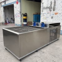 Machine à glaçons commerciale en briques d'une capacité de 3T /24 H Prix pour le marché africain Machine de fabrication de glace industrielle à gros blocs de saumure