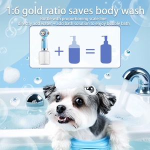 Machine à mousse automatique <span class=keywords><strong>rechargeable</strong></span> pour le bain des chiens et la <span class=keywords><strong>douche</strong></span> des chats - Product Image 4
