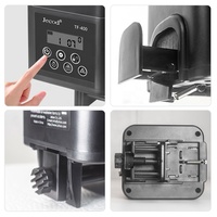 Vente en gros - Distributeur automatique de nourriture pour aquarium d'eau salée Jebao Jecod série TF 400 ml, forme carrée, contrôle intelligent du temps, nourrisseur automatique pour aquarium