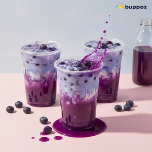 น้ำเชื่อมบลูเบอร์รี่ 5 กก. ขวด ฮาลาล HACCP สำหรับร้านชานมไข่มุก ชานม  รับผลิตแบรนด์ส่วนตัว - Product Image 5
