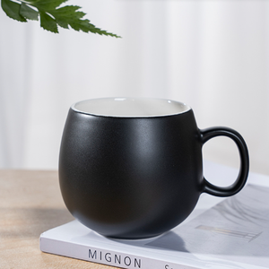 Mug en céramique à grande capacité, émail mat en porcelaine sublime multicolore, compatible lave-vaisselle et micro-ondes, cadeaux d'affaires, logo personnalisé, simple - Product Image 1