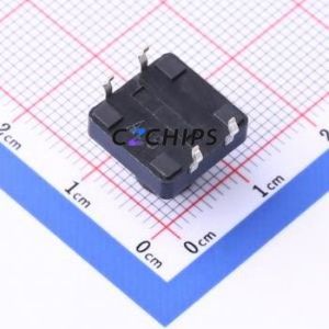 TSF001A09526A Tactile Switch DIP-4P,12x12mm Switch Round Button 2.6N Through Hole 12mm - Product Image 2