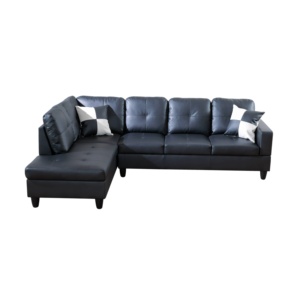 High Quality Modern Modular Leather Sectional <b>Sofa</b> Convertible Hot Seller Living Room Furniture with Removable <b>Sleeper</b> Home Set - Product Image 2