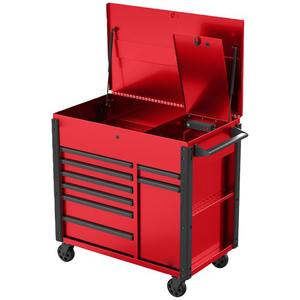 44in Red Flip Top 8-Drawer <b>Tool</b> Cabinet <b>Tool</b> Trolley for <b>Tool</b> Storage - Product Image 1