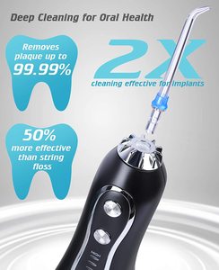 H2ofperte meilleure vente <span class=keywords><strong>hydropulseur</strong></span> Portable jet <span class=keywords><strong>dentaire</strong></span> Rechargeable avec 5 modes irrigateur buccal sans fil étanche - Product Image 4