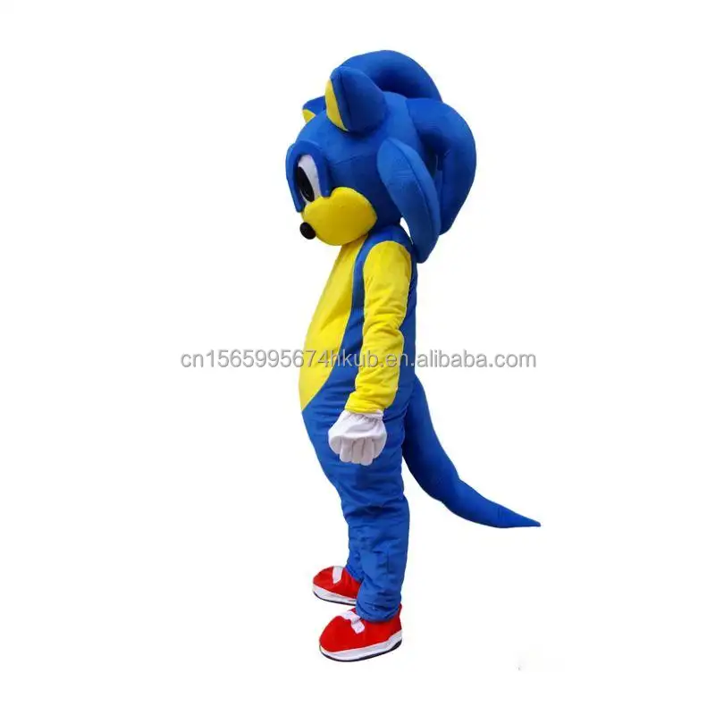 Sonic Linh Vật Trang phục bọt đầu cosplay bên lễ hội trang phục người lớn ăn mặc Kid sinh nhật quảng cáo nhảy múa đám cưới