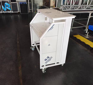 Comptoir de bar mobile en aluminium, fabriqué à Guangzhou, bar portable sur roulettes, comptoir de bar à domicile, comptoir de café - Product Image 2