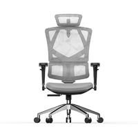 Mobilier de bureau en maille noire, chaise de bureau ergonomique, vente en gros