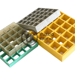 Râpe de catwalk en fibre de verre plastique, plastique renforcé, avec grain, 2000mm, norme ISO, vente directe - Product Image 1