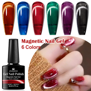 Msruioo 8ml lấp lánh mùa thu màu sắc mùa đông Nail Gel bán vĩnh viễn UV nam châm Gel véc ni mắt mèo từ Nail Gel Polish - Product Image 3