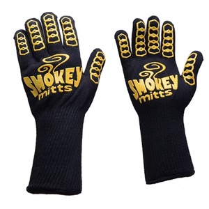 Guantes de Seguridad Resistentes al Calor de 800 Grados, Guantes de Silicona para Cocina, para Altas Temperaturas, para Asar a la Parrilla - Product Image 1