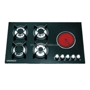 Nhà bếp HOB Tempered Glass Bếp gas recessed 5 Burner cooktops nồi được xây dựng trong gas HOB Đối với trang chủ - Product Image 3