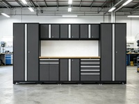 Système de rangement modulaire en acier CYD pour garage, armoire à outils pour atelier, établi métallique, banc de travail pour garage