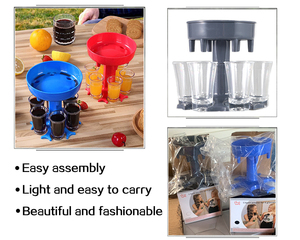 Dispensador y Soporte para 6 Vasos de Chupito, para Whisky, Cerveza, <span class=keywords><strong>Alcohol</strong></span>, Licores, Vino, Accesorios de Bar, <span class=keywords><strong>Juegos</strong></span> de Fiesta, Herramientas para <span class=keywords><strong>Beber</strong></span> - Product Image 6