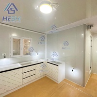 Maison conteneur préfabriquée extensible complète de 40 pieds ou 20 pieds, 1, 2, 3, 4 ou 5 chambres, maison mobile pliable, unité d'habitation complémentaire