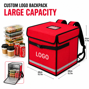 Mochila Térmica para Entrega de Alimentos con Logotipo Personalizado, OEM, Gran Capacidad, Impermeable, Reflectante, para Motocicleta, Venta al Por Mayor - Product Image 1
