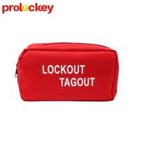 Sac de verrouillage portable de sécurité électrique industrielle en tissu polyester imperméable, sac à outils durable et léger, ISO9001 CE OSHA