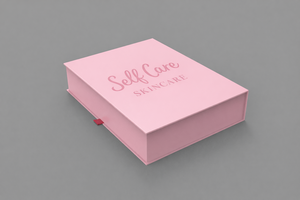 กล่องพับแม่เหล็กสีชมพูขายส่ง กล่องพับแข็งแบบกำหนดเองสุดหรู พร้อมช่องใส่สำหรับเครื่องสำอางและผลิตภัณฑ์บำรุงผิว - Product Image 3