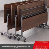 Fabricant professionnel de bureaux d'ordinateur rectangulaires, design pliable pour une utilisation dans le salon, style moderne, construction en bois durable