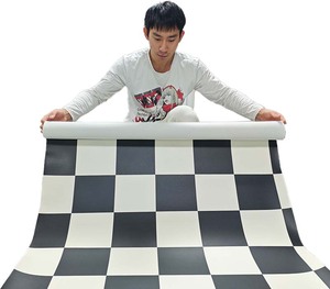 LANTISE 2,2 m 2,4 m 2,6 m Patrón de tablero de ajedrez Rollo de PVC Suelo Luz RV <span class=keywords><strong>Vinilo</strong></span> Impermeable Piso <span class=keywords><strong>Caravana</strong></span> <span class=keywords><strong>Interior</strong></span> Usado - Product Image 1