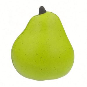 Cadeaux promotionnels personnalisés avec logo, jouet en mousse PU en forme de poire, anti-stress, balle anti-stress unisexe - Product Image 2