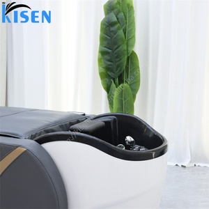 Kisen En gros Fauteuil de massage pour spa capillaire avec fonction lavage de cheveux, vapeur, hydrothérapie et massage thaïlandais, lit de shampoing - Product Image 5
