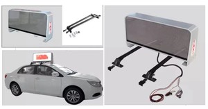 Affichage LED durable à double face à entraînement direct RGX P5 pour toit de <span class=keywords><strong>taxi</strong></span>, panneau publicitaire numérique vidéo pour publicité automobile - Product Image 2