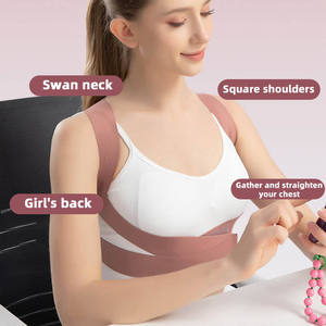 Corrector de Postura Profesional Ajustable y Portátil para Hombres y Mujeres, Soporte Elástico para la Espalda, Transpirable, para Hombros - Product Image 2