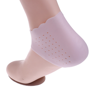 Meias de silicone para cuidados com os pés, 1 par de meias hidratantes para os pés rachados, para cuidados com a pele, protetores anti-craquelamento - Product Image 1