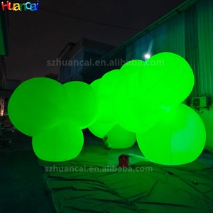 2025 bola inflable gigante con luz RGB publicidad inflable gratis modelo 3D decoración inflable para concierto con soplador de aire - Product Image 3