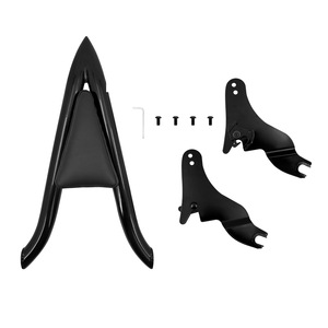 Respaldo Puntiagudo para Motocicleta de 16" y 22", Apto para la Serie Harley Touring, Modificación de Respaldo Trasero Desmontable - Product Image 1