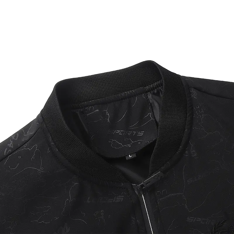 Hot Sale High Quality Men's Casual Polyester Jacket For Winter Stand-up Collar With Warm Cotton Thicken Style Available