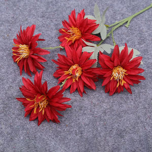 Usine Offre Spéciale 200cm mariage fausse soie coureur grand soie artificielle Rose rouge Lotus coureur pour Pâques noël dos école - Product Image 2