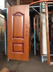 Porte en acier de sécurité d'entrée principale de maison de conception classique