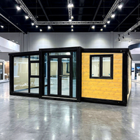 Nouvelle Vie, Bâtiment de Bureau Modulaire Préfabriqué en Conteneur d'Acier Mobile de 40 Pieds et 20 Pieds, Villa en Conteneur, Capsule Villa pour l'Extérieur