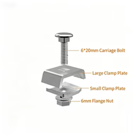 Connecteur à boucle en acier pour goulottes de câbles, clip de fixation pour gestion de câbles en treillis métallique, épaisseur 2,0 mm, électrogalvanisé