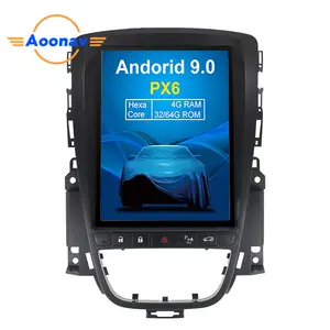 AOONAV 안드로이드 8.1 자동차 DVD 플레이어 OPEL Astra J 2010 GPS 네비게이션 멀티미디어 시스템