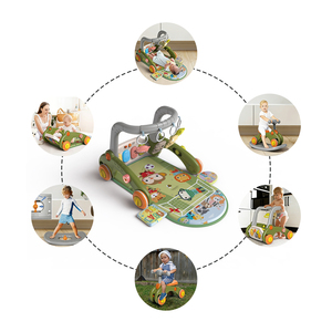 Tapis <span class=keywords><strong>de</strong></span> jeu multifonctionnel 7-en-1 Yrb Baby avec piano, trotteur et tapis d'éveil pour bébé – Idéal comme cadeau ou jouet - Product Image 2