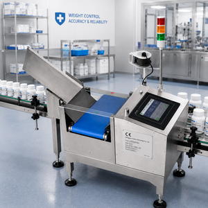 Verificador de peso de alta precisión para tabletas y cápsulas, modelo pequeño para <span class=keywords><strong>l</strong></span>ínea de envasado farmacéutico, control de peso preciso. - Product Image 1