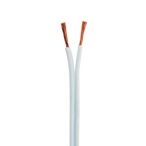 Ccam <span class=keywords><strong>CCA</strong></span> ccal H03VV-F đôi phẳng Loa Cáp trắng và trắng với cột Màu Đỏ cupper hoặc <span class=keywords><strong>CCA</strong></span> bị mắc kẹt dây cáp song song - Product Image 4