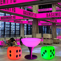 Barre lumineuse LED pour meubles, rechargeable par batterie, 16 couleurs changeantes, pour table basse, table à café, pour événements