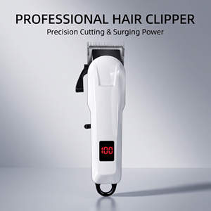 Tondeuse à cheveux sans fil professionnelle 6500RPM LCD |   Lame en acier inoxydable 2000mAh 3.5H Salon |   Logo personnalisé OEM, grossiste en gros - Product Image 2